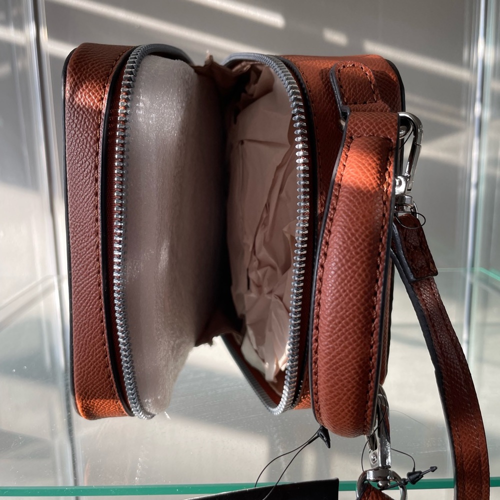 Nanette Lepore Embossed Orange Handbag - Picture 6 of 12